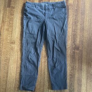 Old Navy Gray Trousers Classic Cotton Blend